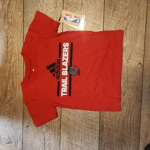 NBA Adidas Oregon Trail Blazers T-Shirt